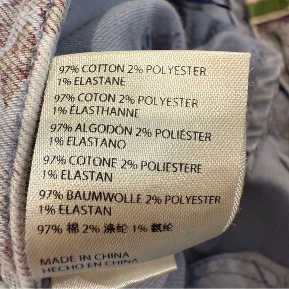 Pilcro And The Letterpress Anthropologie Slim Boyfriend Floral Jeans Women’s 29 - Picture 8 of 8